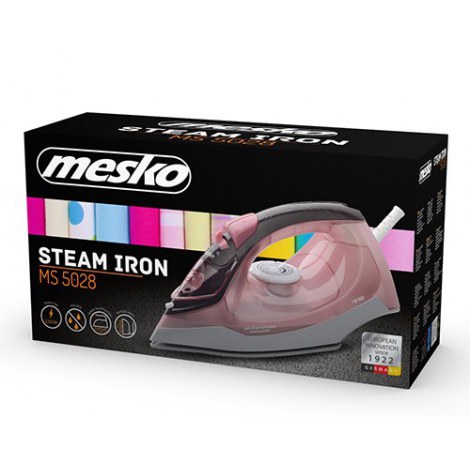 Mesko | MS 5028 | Iron | Steam Iron | 2600 W | Water tank capacity ml | Continuous steam 35 g/min | Steam boost performance 60 - 6
